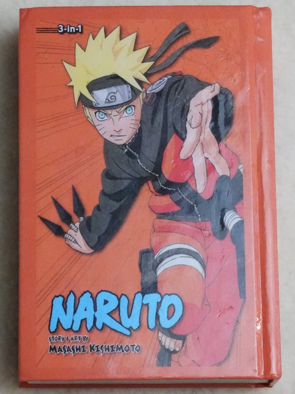 Naruto 3 in 1 Volumes 28-30 Manga Book by Masashi Kishimoto English Version